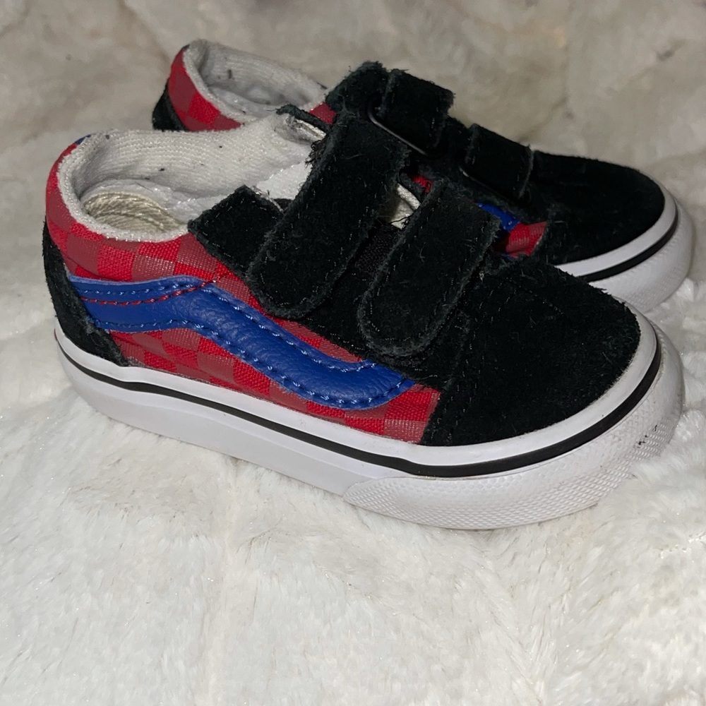 Size 4 Toddler Vans Old Skool OTW Rally Checkerboa